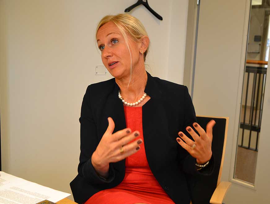 Socialchef Agneta Hugander.