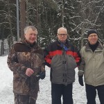 Tre av de fem pionjärerna. Från vänster: Lennart Karlsson, Tommy Bergman och Bengt Sandahl.