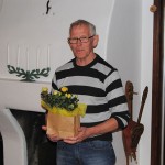 Bernt Ekfeldt blomsterhyllades.