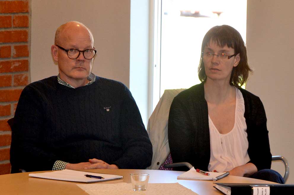  Lennart Wetterholt, projektledare Sweco och Monika Johansson-Grönkvist från kommunen medverkade. 