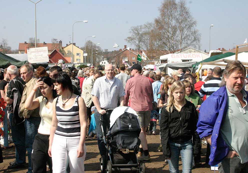 Vårmarknad i Skillingaryd 2006.