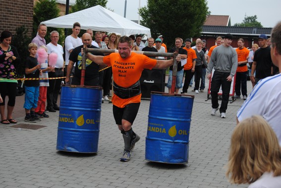 David Nyström i aktion på Vaggerydsdagen 2011.