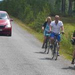 Över 200 personer tog cykeln till Bäckalyckan.